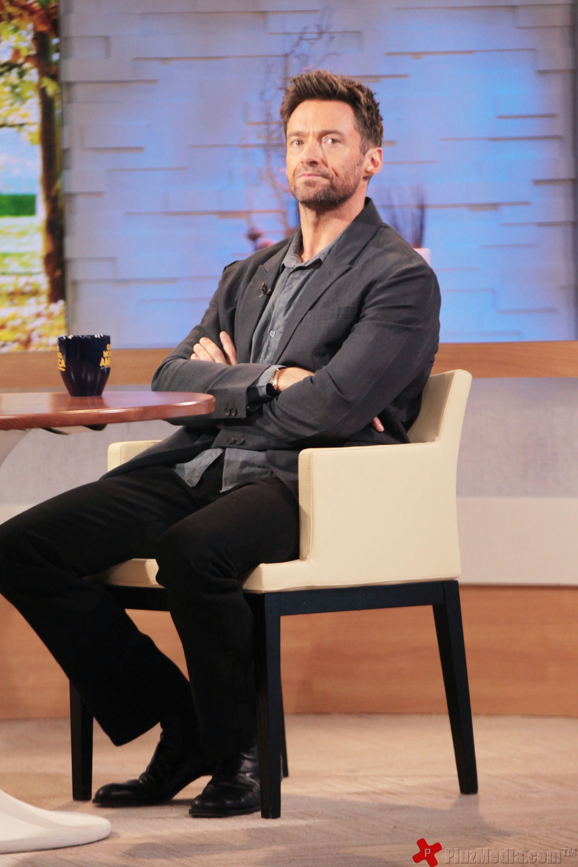 Hugh Jackman at ABC studios for an appearance on 'Good Morning America' | Picture 94555